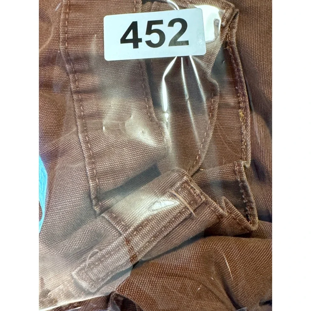 Levis 514 Straight Fit Brown Cotton Canvas Pants Mens 34x29